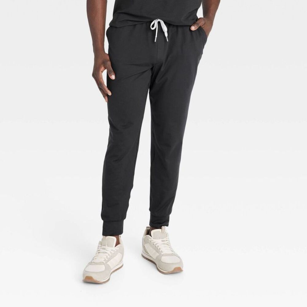All In Motion -  Men's Stretch Joggers Lightweight Sw Black Onyx